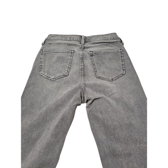 NWT Quince Bella Straight Leg Denim Womens 25 Gray Stretch Jeans - Picture 14 of 16